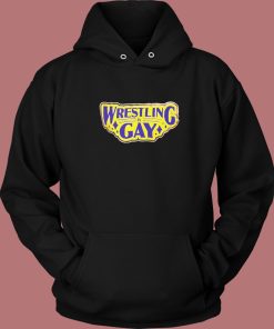 Wrestling Is Gay Logo Hoodie Style