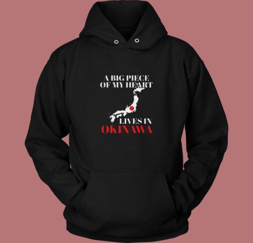 A Big Part Of My Heart Lives In Okinawa Vintage Hoodie
