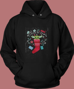 All I Want For Christmas Baby Yoda Vintage Hoodie