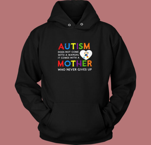 Autism Does Not Come Vintage Hoodie