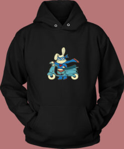 Be All You Can Be Bunny Rides In To Save The Day Vintage Hoodie