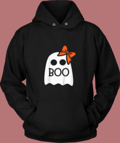 Boo Girls Halloween Vintage Hoodie