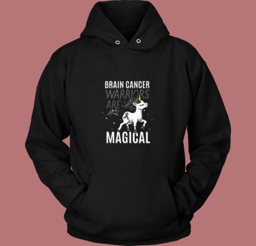 Brain Cancer Warriors Are Magical Vintage Hoodie