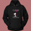 Breast Cancer Awareness My God Is Bigger Than Cancer Snoopy Vintage Hoodie
