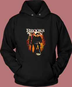 Brooks And Dun Flame Vintage Hoodie