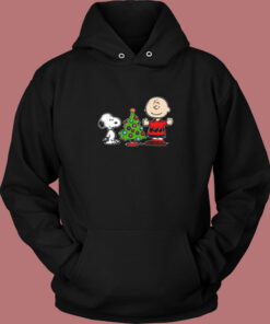 Funny Snoopy And Charlie Brown Christmas Vintage Hoodie