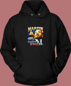 Martin Luther King Distressed 90s Vintage Vintage Hoodie