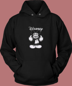 Mickey Mouse Disobey Anonymous Mask Vintage Hoodie